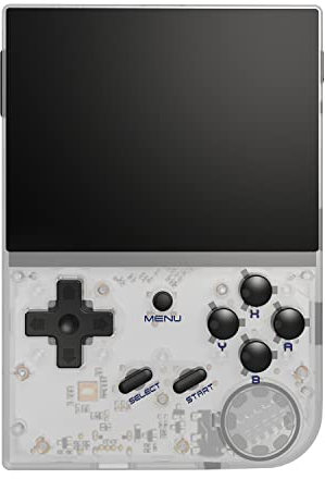 DREAMHAX RG35XX Console di gioco portatile con schermo IPS da 3,5 pollici da 640 x 480 pollici integrato 5470 + sistema Linux, supporto per videogiochi palmare e uscita TV HDMI, regalo retrò (bianco