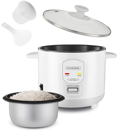 Cuiseur à Riz Métal 8 Personnes Avec Cuve Anti Adhésive Japan Kitchencook