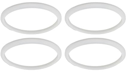 Zerodis Dichtungsring für Wasserdestilliergeräte, 4 Stück, Dichtung für Wasserdestilliergeräte, Ersatz-Dichtungsring für Destillationsgeräte, Ring, Silikon, Hitzebeständig, Dichtungen
