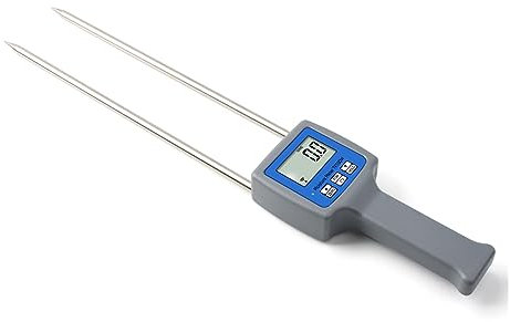 Misuratore di umidità del legno, rilevatore di umi TK100W Igrometri Legno Segatura Polvere Balla di fieno Misuratore di umidità della torba Igrometro Umidità per il rilevamento dell'umidità nel legno