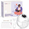 Nuliie Electric Breast Pump Hands-Free S32, Wearable Portable Breast Pumps 4 Modes 9 Levels, 24MM Comfortable Flange, More Private, Replaced Accessories Included (1 Pack, White)