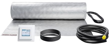 STIEBEL ELTRON elektrische Fußbodenheizung für Laminat und Fertigparkett, Komplettset 6 m², 140 W/m², FTD 140/6 Set Plus, 205741
