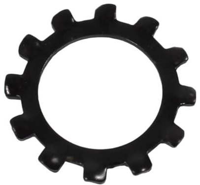 KLNCXC Arandelas Arandelas de Seguridad dentadas Arandelas, Arandelas de Seguridad de Estrella con Dientes externos, M2,5 a M6 65Mn(M2.5)