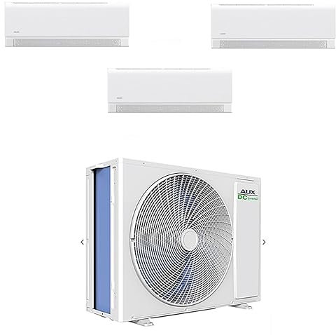 AIRE ACONDICIONADO TRIAL 9+9+12 AUX A++A+BREEZELESS WI FI INTEGRADO GAS R-32 DC INVERTER EXTERIOR U.E AM3-H21/4DR3C