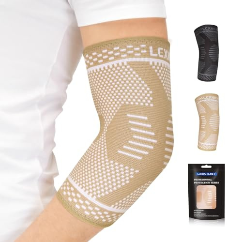 Coudière Tendinite, Coudiere Epicondylite de Compression, Attelle Coude Hommes et Femmes pour Soulage la Douleur, Tennis Elbow, Tennis, Golf, Sport, Gym, Coudiere Musculation Élastique