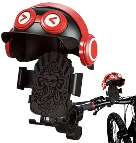 Ahuuen Soporte Impermeable para Teléfono De Bicicleta con Visera Protectora | Soporte para Móvil con Visera Y Casco,Accesorios De Electrónica De Consumo para GPS Videollamadas Navegación