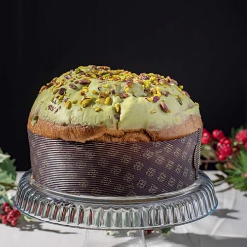 Pasticceria Capriccio Panettone Artigianale al Pistacchio Pistacchioso, 1,2 kg