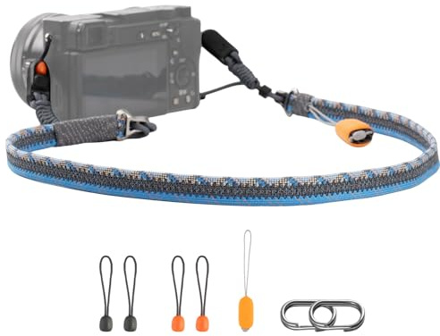 PGYTECH Kameragurt Slim Verstellbarer Schnellverschluss-Schultergurt 820-1360mm Leichter Farbmix-Haltegurt für System/Kompakt/Instax/Digitalkameras, Trendy Stil