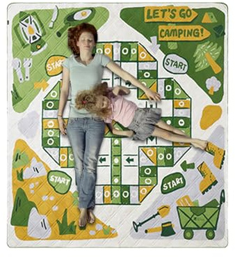 Tappetino da picnic per esterni, lavabile in lavatrice, coperta da picnic a tema gioco, per stadio, festival musicali, spiaggia, soggiorno, prato, cortile