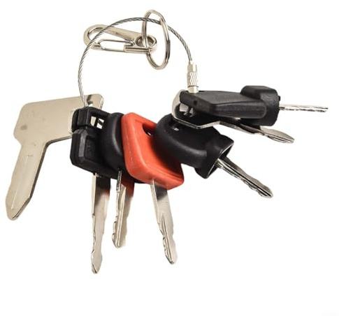 Juego de llaves de encendido de equipo pesado, 36 piezas, llaves de repuesto para maquinaria de construcción JLG CAT para JCB para Kubota para Bobcat Hyster para Takeuchi Generador Excavadora Kit de