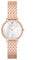Emporio Armani Orologio da donna, movimento a due lancette, cassa in acciaio inossidabile oro rosa da 32 mm con bracciale in acciaio inossidabile, AR11006