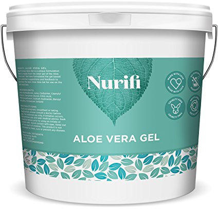 1KG 99% Pure Aloe Vera Gel - by Nurifi - for Face, Skin & Hair