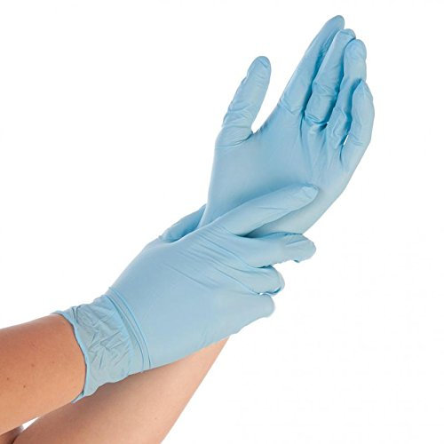 Nitrilhandschuhe puderfrei / Einweg- Einmalhandschuh / M / blau (600)