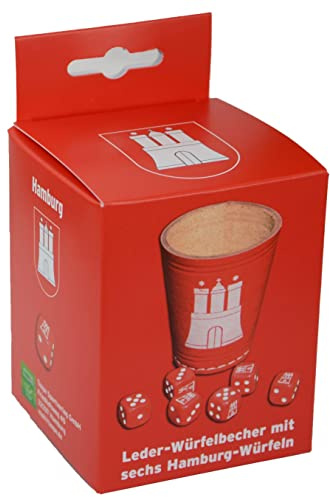 Teepe 33560 - Sportverlag - Hamburg Würfelbecher + 6 Würfel