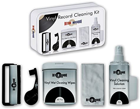 Retro Musique Vinyl Record Cleaner Kit - Everything You Need To Protect Your Vinyl Records and Enjoy The Best Possible Sound.