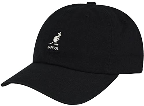 Kangol Washed Dad Hat Baseballcap Cap Kappe Basecap Baumwollcap Sportcap Baseballkappe Damen/Herren - Metallschnalle, mit Schirm, Lederband Frühling-Sommer Sommer