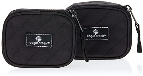 Eagle Creek Pack-It Original gesteppter Mini-Würfel, extra klein, 2-teiliges Set, Schwarz, Einheitsgröße, Pack-it Original gesteppter Mini-Würfel (XS, 2-teiliges Set)