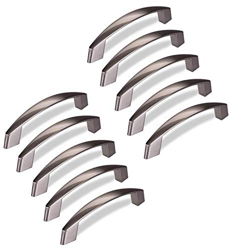 SOTECH 10 x Möbelgriff THEA BA 96 mm Edelstahloptik | Bogengriff Küchengriff