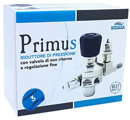 Whimar Primus MOD. V101 ohne Manometer - Druckminderer für CO2-US-Spraydosen und Passo 10x1