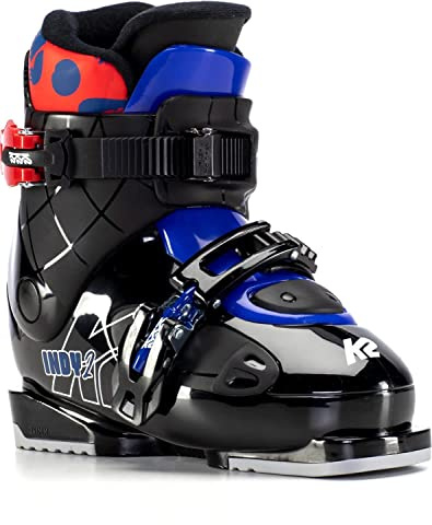 K2 Indy-2, Scarponi da Sci Bambino, Nero-Blu-Rosso, Mondo: 20.5 (EU: 33 / UK: 13.5 / US: 1)