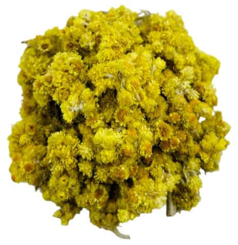 Getrocknete Helichrysum Immortelle Immerwährende Blumen 85g - 1,95Kg (220 gramm)