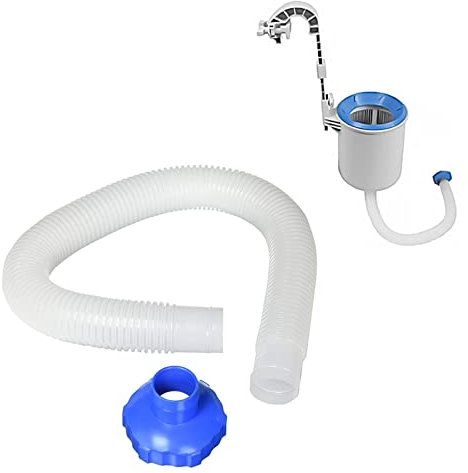 Yeeda Manguera y adaptador Skimmer, Reemplazo del adaptador de manguera Skimmer de piscina sobre el suelo, Accesorios reutilizables para piscina al aire libre