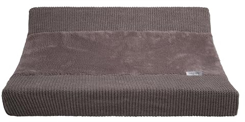 Baby's Only - Baby Wickelauflagenbezug 45x70 cm - Wickelauflage Hope - Strickbezug für Wickelunterlage - für alle Standard-Wickelauflagen - Bezug für Jungen und Mädchen - Hazel Brown