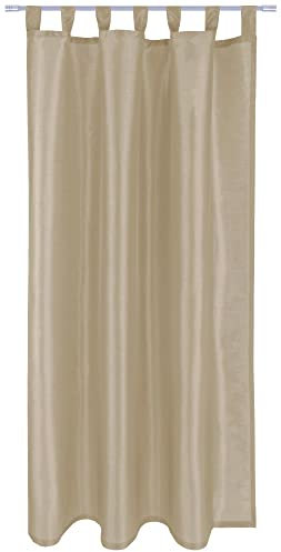 Alessia - Tenda oscurante con passanti, 140 x 145 cm (larghezza x lunghezza), disponibile in diverse misure e colori