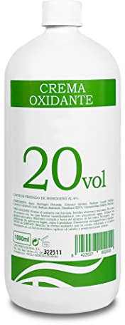 Crema Oxigenada 20 Vol (6%) para Tintes 1000 ml | Decolorante Pelo Profesional