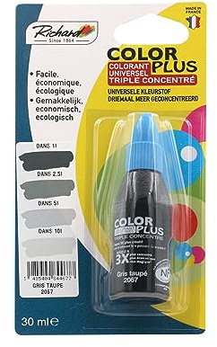 Générique Colorant Universel TRIPLE CONCENTRE Pour peinture jusqu'a 10 Litres - 30ml – Made in France - GRIS TAUPE - 2067