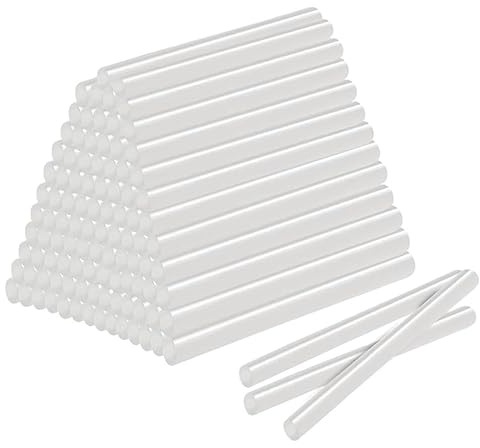 Virsus Bastoncini di colla a caldo trasparenti 095, Ø 11 mm x 180 mm, stick per Mini Pistola a caldo, per Progetti Artigianali, Riparazioni Fai da te, Bricolage, Lavoretti di Natale (100)
