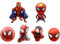 Fashion Yo 6pcs Spider Superhero boys Foil Balloons Birthday Party Congratulations balloons Baby Shower Party Decorations Party Suppiles Accessories Theme kids (Spider)