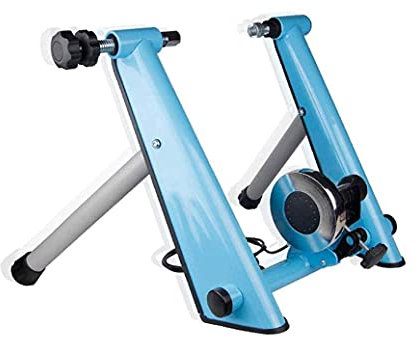 XNZJHPP Fahrradtrainer-Ständer für Indoor-Reitübungen, Fahrrad-Trainingsständer, Mountain Road Bike Trainer, tragbarer Edelstahl-Indoor-Trainer