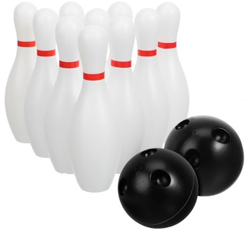 Kids Bowling Set with 10 Pins and 2 Balls - Fun Indoor and Outdoor Bowling Game for Toddlers and Children’S Parties