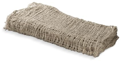 blizz-z Böschungsgewebe Jute Matte - B: 1,22 m x L: 50m (500g/m²) - 1 Rolle | Maschenweite 18x11mm - verrottbar: nach ca. 1 Jahr - biologisch abbaubar - Naturfaser -Erosionschutzmatte, Uferböschungsmatte