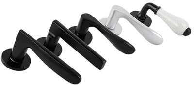 Serratura for porta interna in legno massello, serratura magnetica silenziosa for porta della camera da letto, serratura for porta del bagno, maniglia della porta con serratura divisa, serratura minim