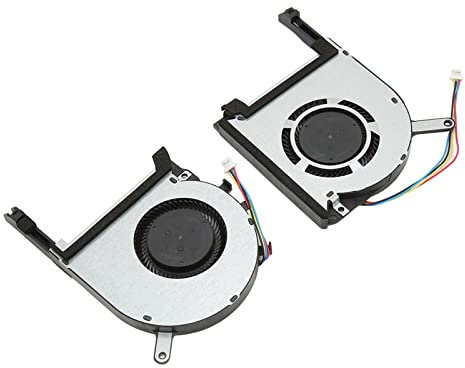 RASTKY Reemplazo del Ventilador de Enfriamiento Cocina Mejorada Fácil de Usar para FX506IU FA506IH TUF Gaming A15 AB ALUMINUM ALUMINUM (Ventilador de CPU y GPU)
