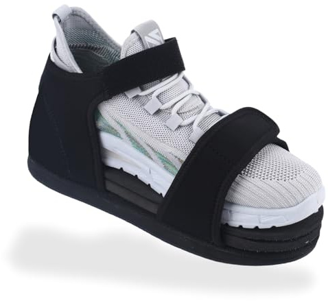 Shoe Balancer for Use with Walking Boot and Uneven Legs, Shoe Leveler for Leg Length Discrepancy, Shoe Lift for Men & Women (Adult, Men, Medium, Alpha, UK Footwear Size System, Wide)