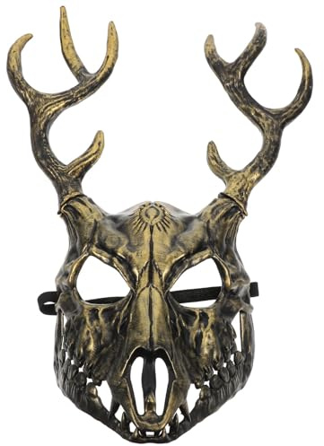 LIFKOME Masque D'animal à Bois, Rp Foam Or, Masque de Bal Masqué