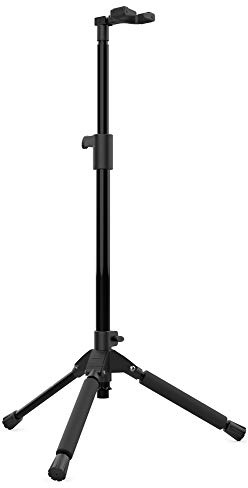 Audibax SG-06 Pro - Soporte Universal para Guitarras y Bajos - Soporte de Suelo para Guitarras Eléctricas, Acústicas y Bajos Eléctricos - Estructura Robusta y Estable - Ajustable en Altura y Plegable
