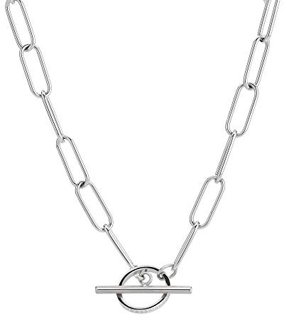 LIEBESKIND Damen Kette Edelstahl (Silber)