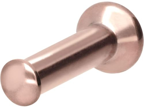 PIERCINGLINE Chirurgenstahl Triple Mini Labret Stecker Innengewinde | Flat DISC | Piercing Ohr Lippe Nase | Farb & Größenauswahl