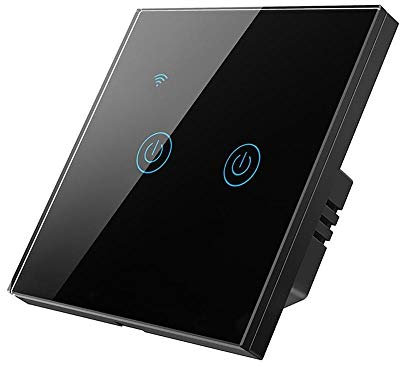 Interruttore Luce 220-240V Smart WiFi Touch Switch Pannello interruttore 2/3/4 APP Ricatro Controllo remoto Interruttore di temporizzazione Intelligent Linkage Protezione del guasto dell'alimentazione