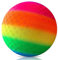 Palla da calcio in PVC per bambini,2 Pallone Gonfiabile, Bambini Giocare a Palla,Pallone da Spiaggia Arcobaleno per Bambini Morbido da 8.5 Pollici per Giochi all'aperto