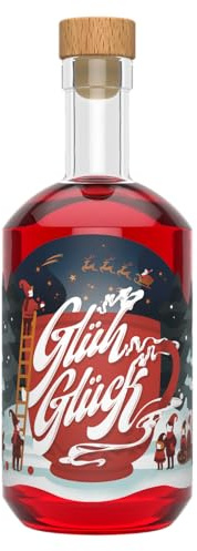 Winter Wonderland Glüh Glück I Spirituose mit Gewürzen, Früchten & Gin I 16% vol. (1 x 0.5l) I Vegan