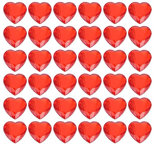 jojofuny 100stücke Glänzende Dekorative Romantische Herzkugeln Zum Selbermachen Für Valentinstag Oder Weihnachten
