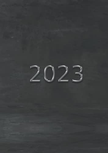 2023: Kalender 1 Tag 1 Seite | A4 | Minimalistischer Planer und Notizbuch | Eleganter Terminplaner | Terminkalender | Organizer | Januar - Dezember 2023