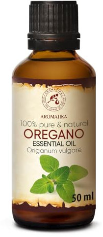 Huile Essentielle d'Origan 50ml - Origanum vulgare - Naturelle pour Diffuseur d'Arômes et Lampe à Arômes - Huile Essentielle Intensive - Huile Parfumée Origan