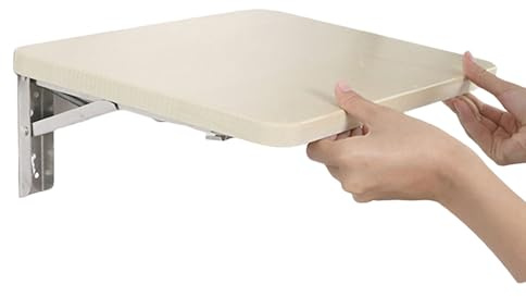 Xalteafe Bureau Flottant et Tablette Murale Pliante pour Cuisine, Salle à Manger