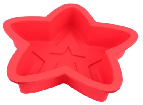 CONGARTENO Pentagram Shape Silicone Cake Mold Tart Moulds for Baking Nonstick Baking Pan